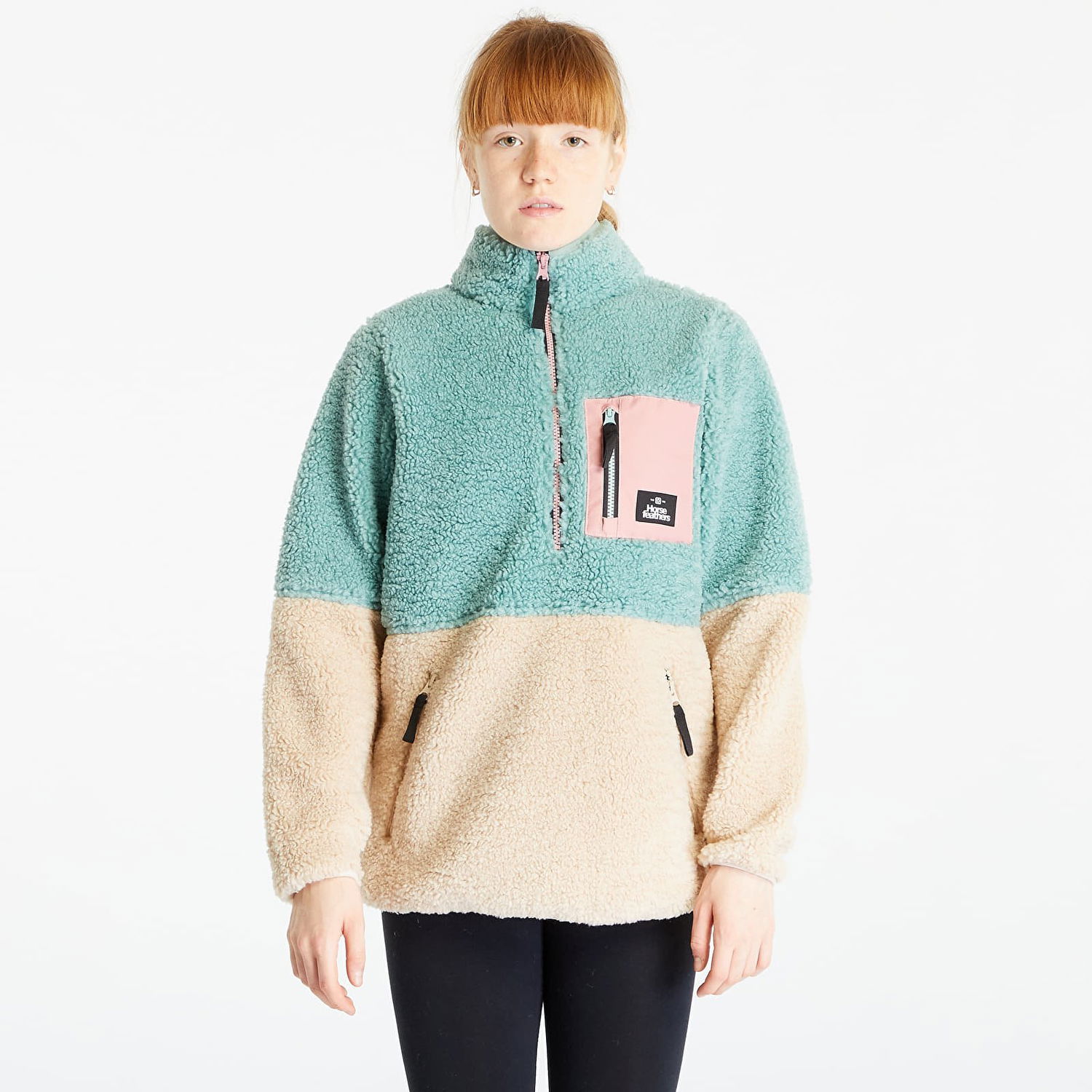 Пуловер Horsefeathers Horsefeathers Elvira Fleece Pullover Тюркоазено | TW033A, 0