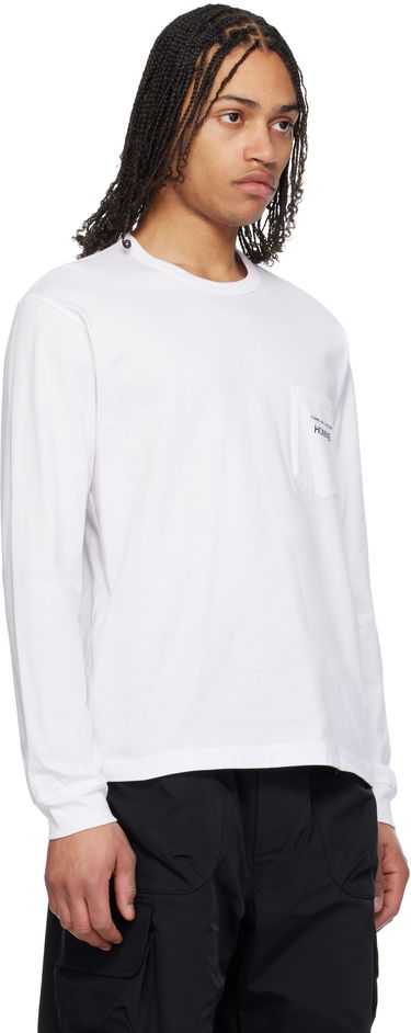 Тениска Comme des Garçons Pocket Long Sleeve T-Shirt Homme Черно | HO-T102-051, 4