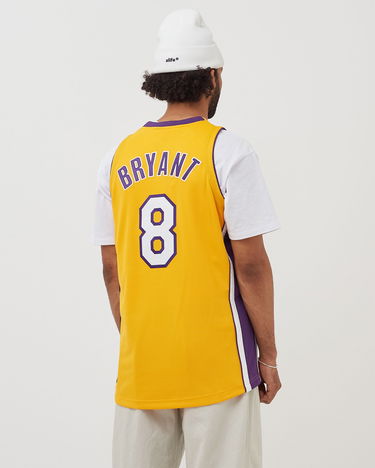 Фланелка Mitchell & Ness NBA AUTHENTIC JERSEY LOS ANGELES LAKERS HOME 1999-00 FINALS KOBE BRYANT #8 Жълто | AJY4CP19001-LALLTGD99KBR, 1