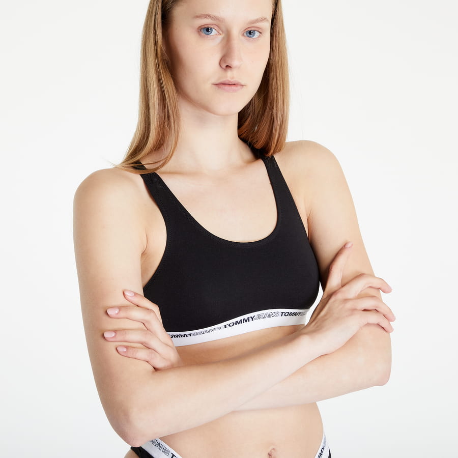 Сутиен Tommy Hilfiger Modern Varsity Unlined Bralette Черно | UW0UW03828 BDS, 0