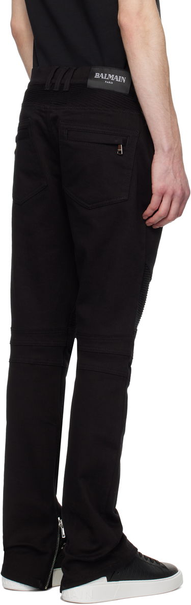 Дънки Balmain Balmain Slim-Fit Biker Jeans Черно | EH1MG115DF63, 2