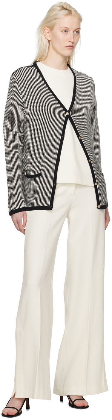 Панталони Anine Bing ANINE BING Women's Lyra High-Rise Wide-Leg Dress Pants Бяло | A-03-3275-100, 3