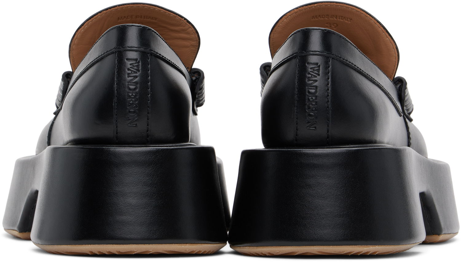 Облекло JW Anderson JW Anderson Platform Loafers Черно | FW0168-LA0020, 1