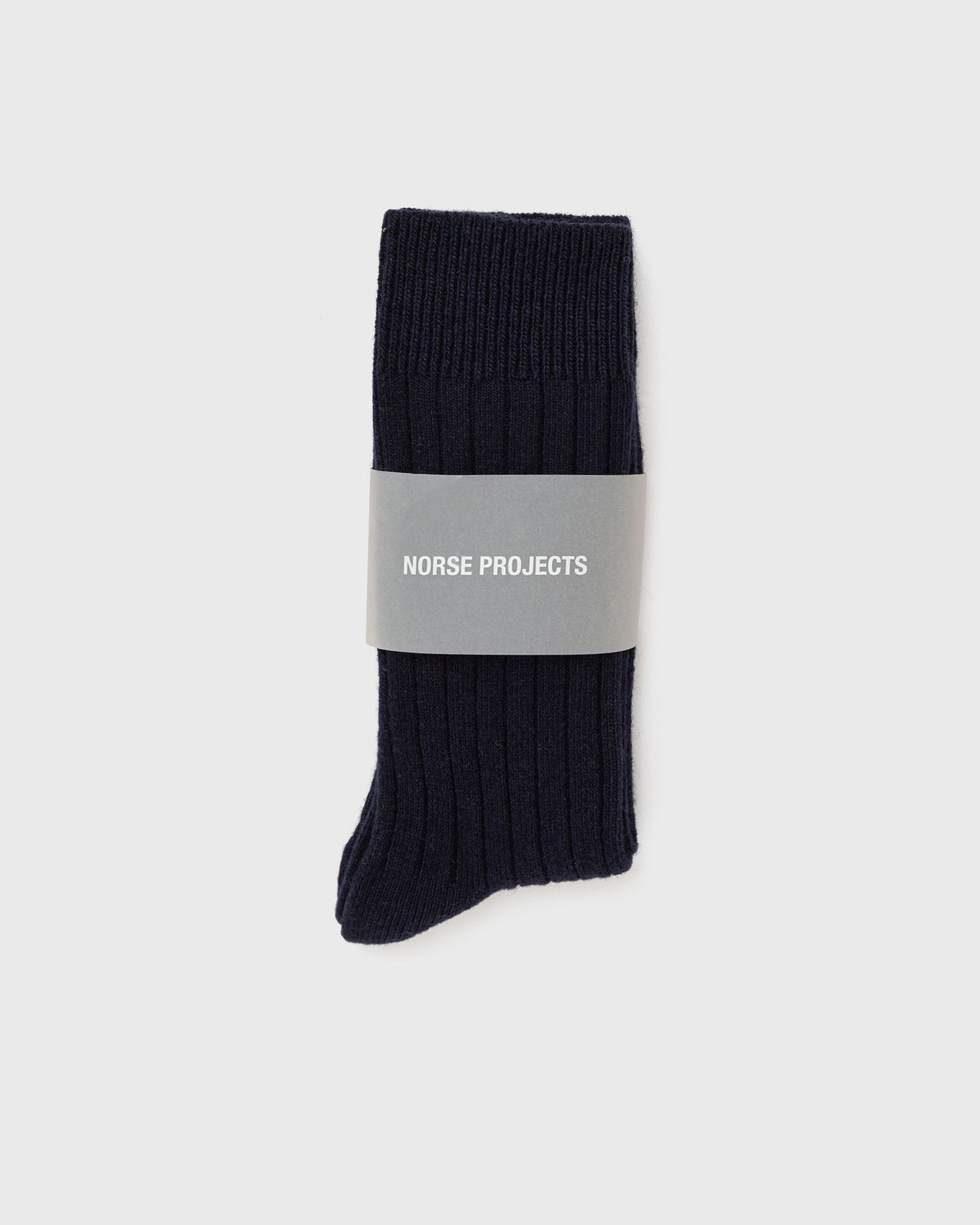 Чорапи NORSE PROJECTS Bjarki Cashmere Blend Rib Socks Тъмно синьо | N82-0070-DARK_NAVY, 1