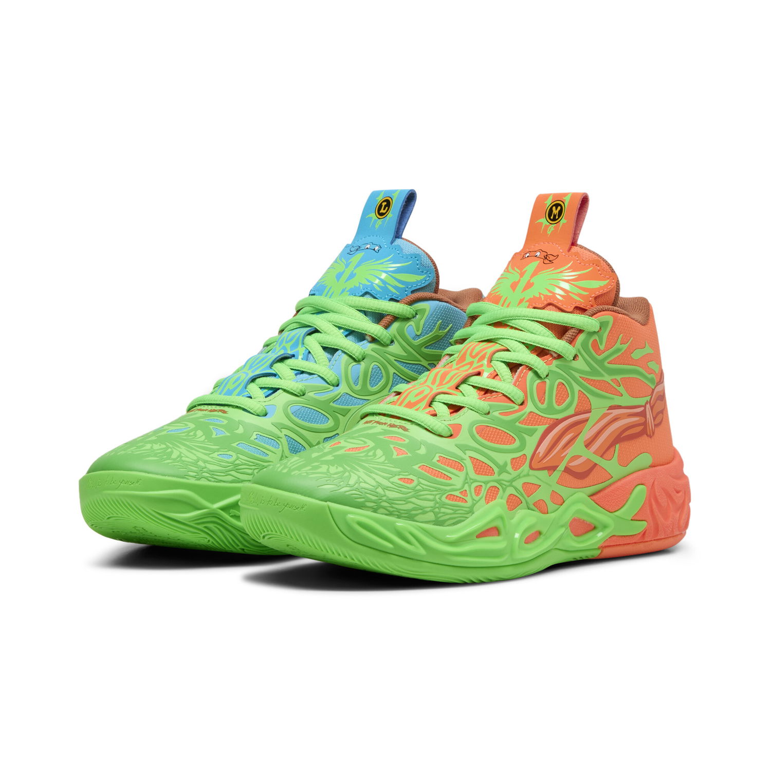 Кецове и обувки Puma HOOPS x TMNT MB.04 LM Зелено | 311313_01, 1