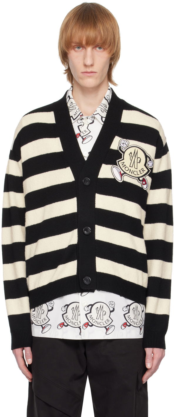 Пуловер Moncler Striped Черно | I10919B00010M2672, 0