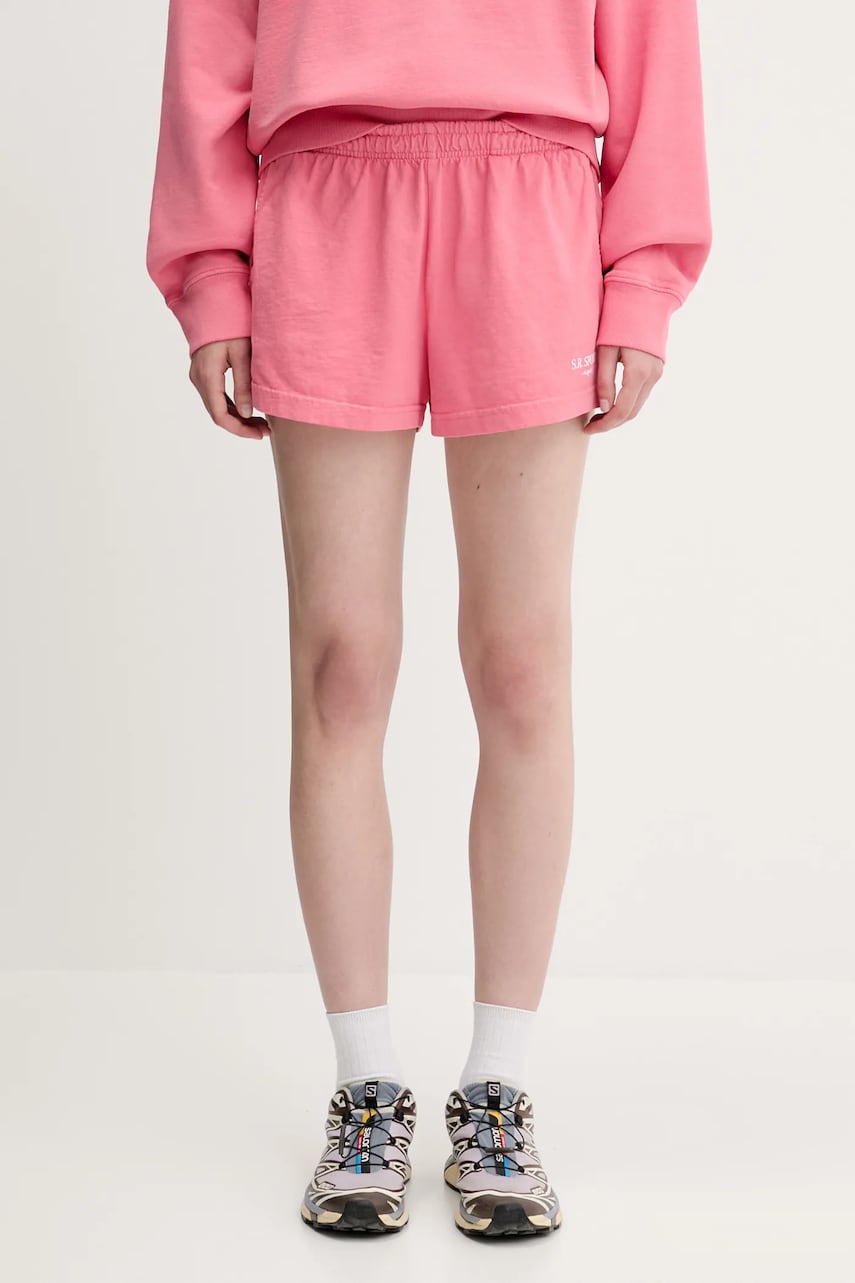 Къси панталони Sporty & Rich Sporty & Rich Sr Sport Disco High Waist Shorts Розово | SH037612304P139, 0