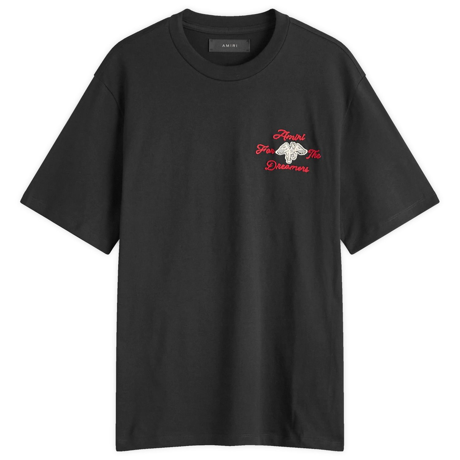 Тениска AMIRI Embroidered Dreamers T-Shirt Black Черно | AMJYTE1129-001, 0