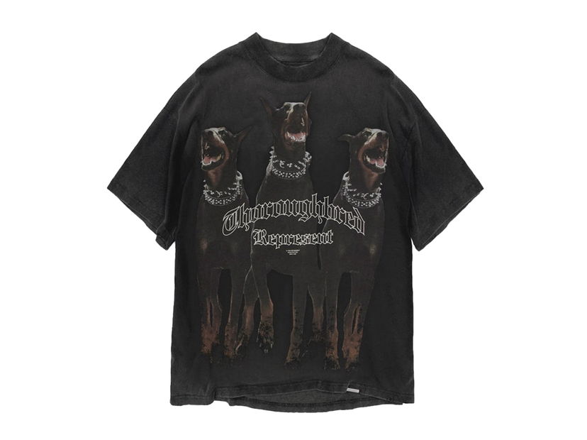 Тениска Represent Clo Represent Thoroughbred T-Shirt Vintage Black Черно | M05147-20