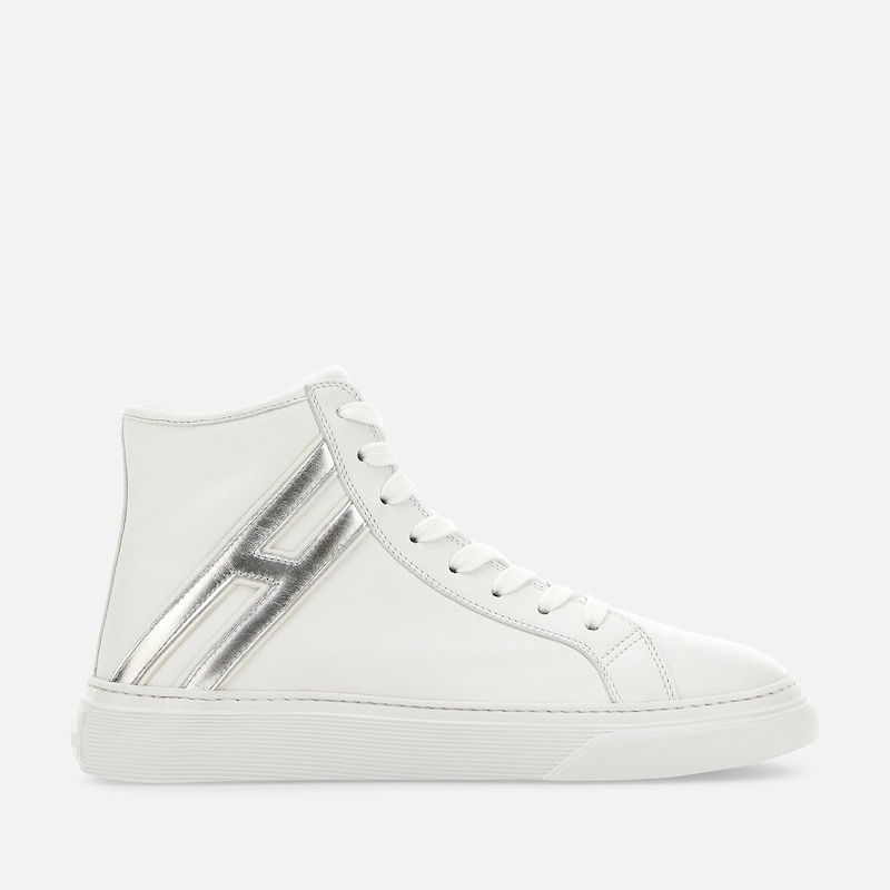 Кецове и обувки Hogan H365 High Top Бяло | HXW3650EW20PFZ0351, 0