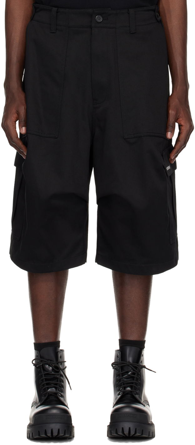 Къси панталони We11done We11done Cargo Pocket Shorts Черно | WD-PT1-24-212-M-BK, 0