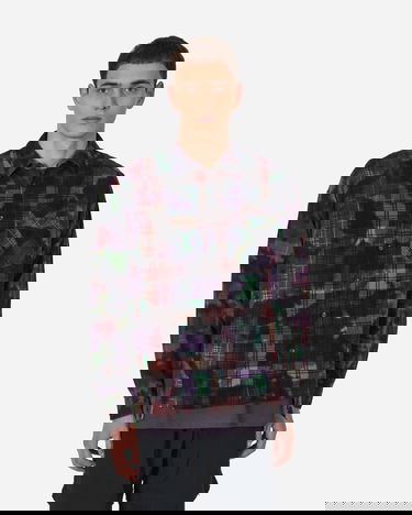 Риза Needles 7 Cuts Wide Uneven Dye Flannel Shirt Многоцветен | MR350 1003, 0