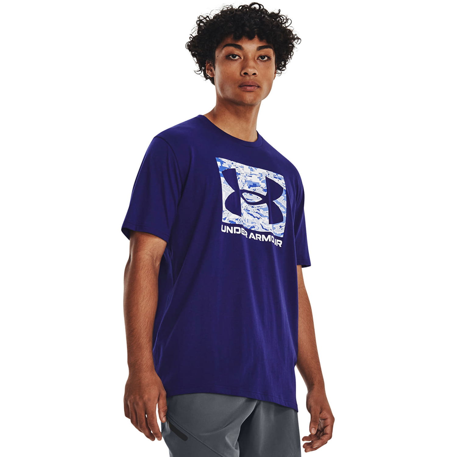 Тениска Under Armour ABC Camo Boxed Logo Ss Blue Тъмно синьо | 1361673-468, 0