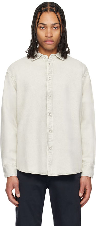 Риза rag & bone Rag & Bone Matthew Denim Shirt Бежово | MED24H1438UFCC, 0