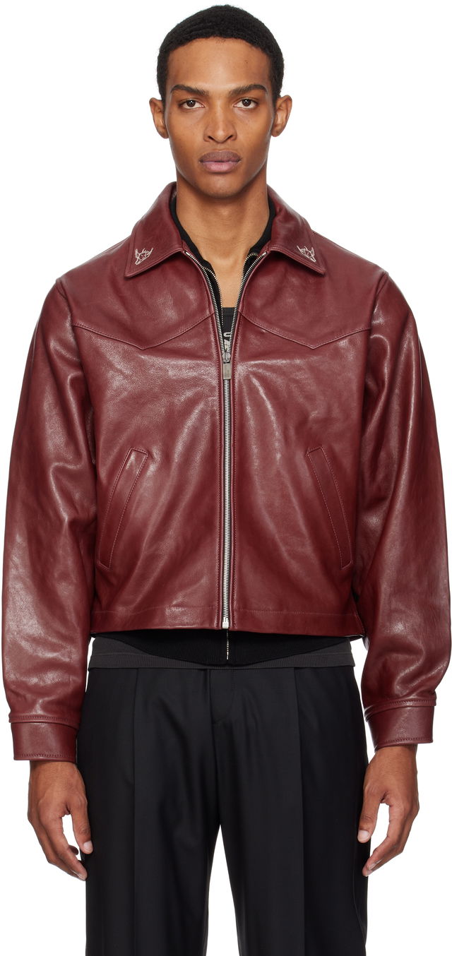 Enfants Riches Déprimés Principe de l'Amour Western Leather Jacket