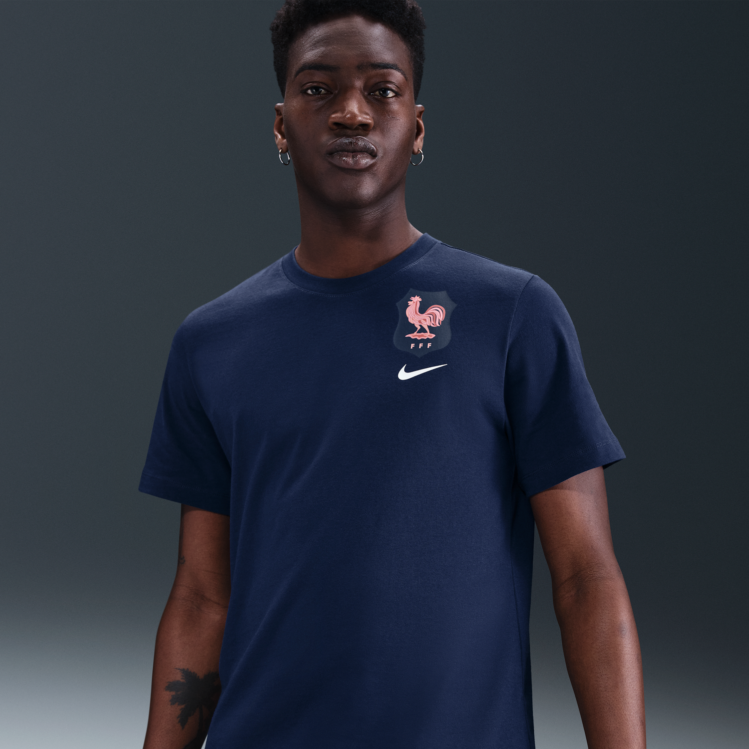 Тениска Nike Nike FFF Men's Soccer T-Shirt Тъмно синьо | HQ8428-492, 0