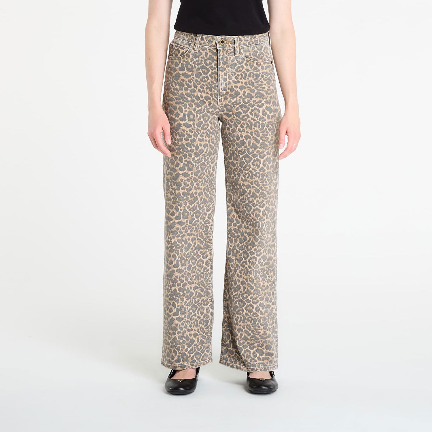 Панталони GUESS Pants Wide Leg Brown Бежово | W5YA1AWHFP2-P7XQ, 0
