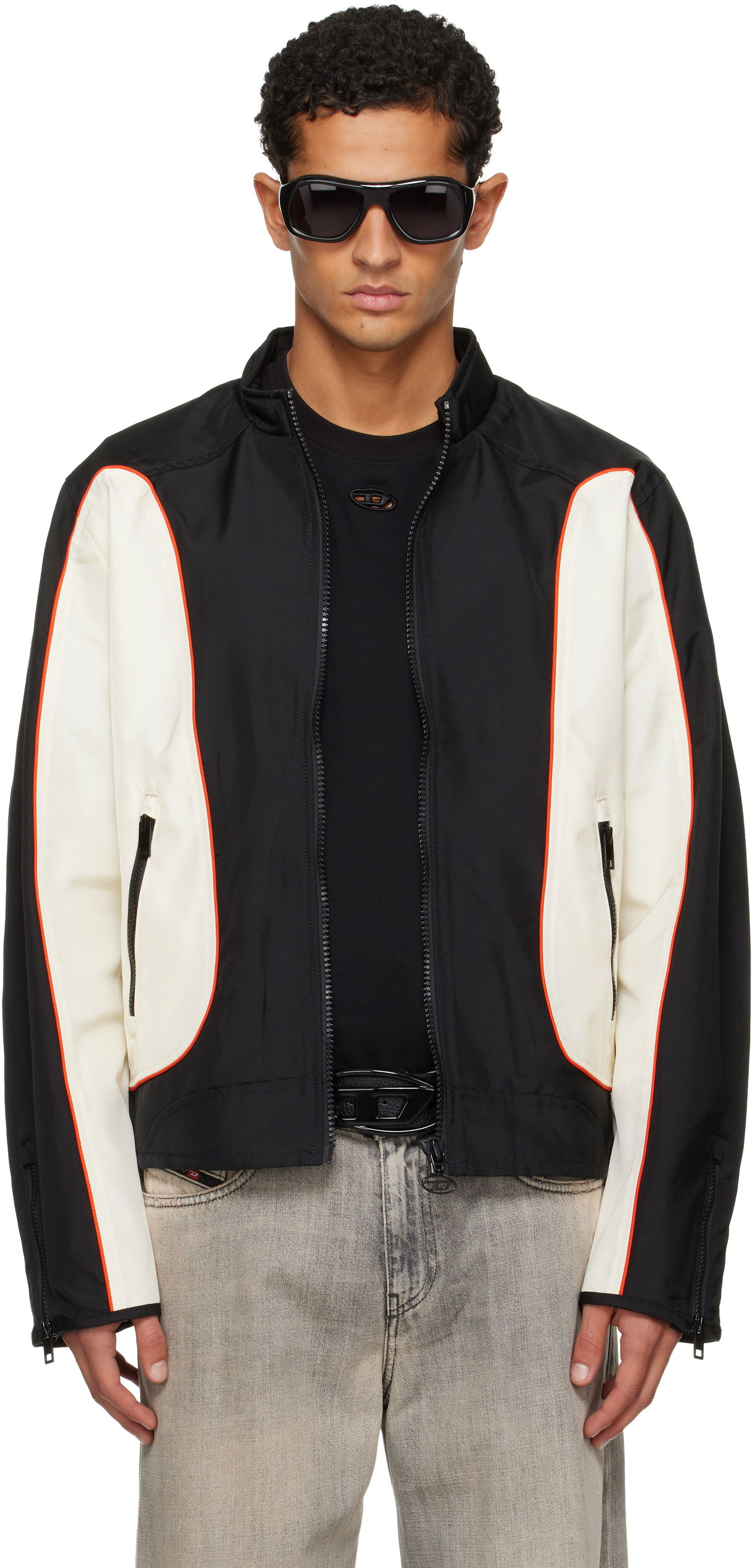 Ветровка Diesel J-Blink-Wrd Colorblock Racer Jacket Многоцветен | A19442-0PDAI-9XX, 0