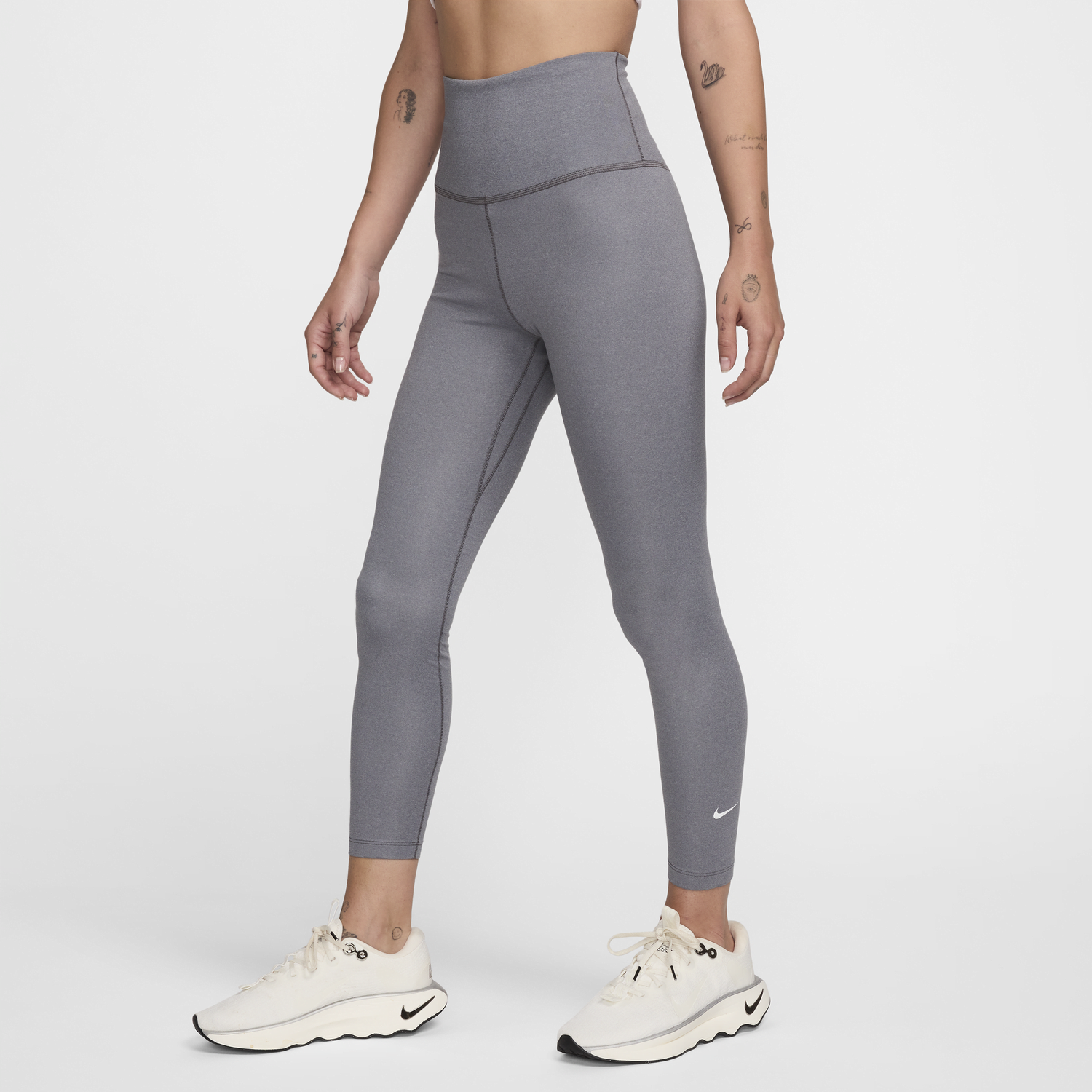 Клинове Nike Therma-FIT One 7/8 High-Waisted Women's Leggings Сиво | FB8612-084, 0