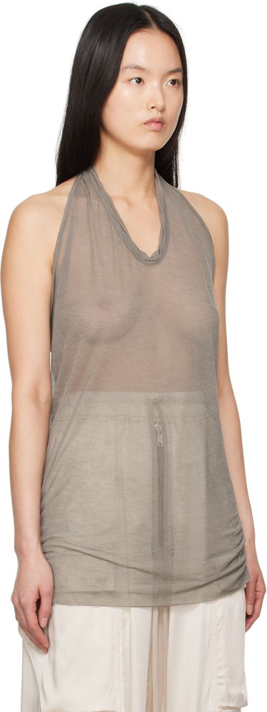 Потник Rick Owens Rick Owens Hollywood Halter Tank Top Черно | RP01E7108 JCR, 4