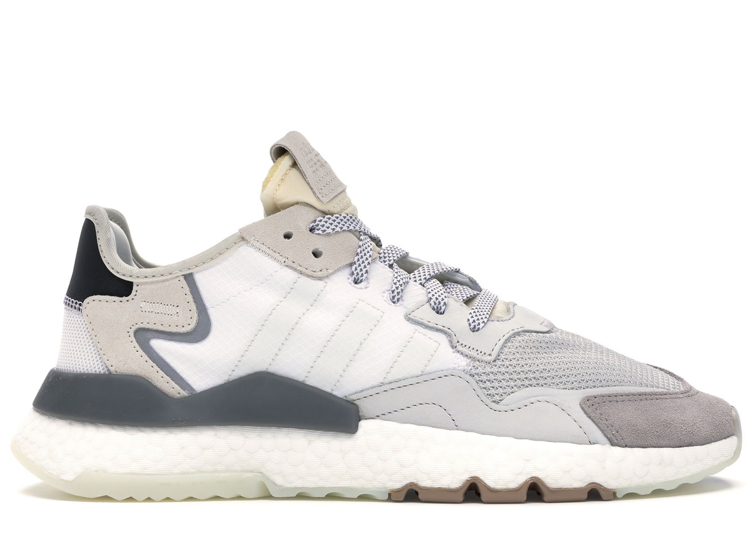 Кецове и обувки adidas Originals Nite Jogger White Grey Сиво | CG5950, 0
