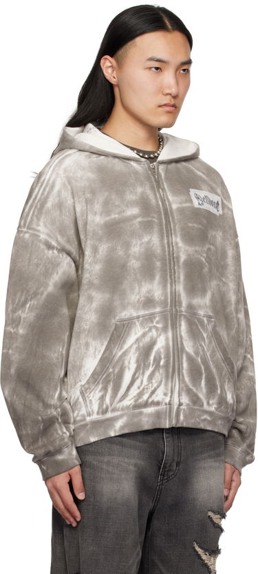 Суитчър We11done We11done Muddy Zip-Up Hoodie Сиво | WD-TJ0-25-819-U-BK, 1