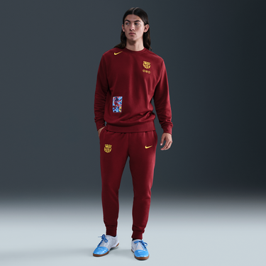 Комплект Nike FC Barcelona Club Fourth Football Joggers Cotton/Polyester Бургунди | FZ1260-677, 0