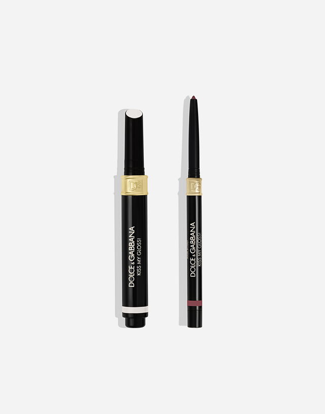 Dolce & Gabbana Lip Kit, Burgundy Liner, and Transparent Pink Gold Duochrome Gloss
