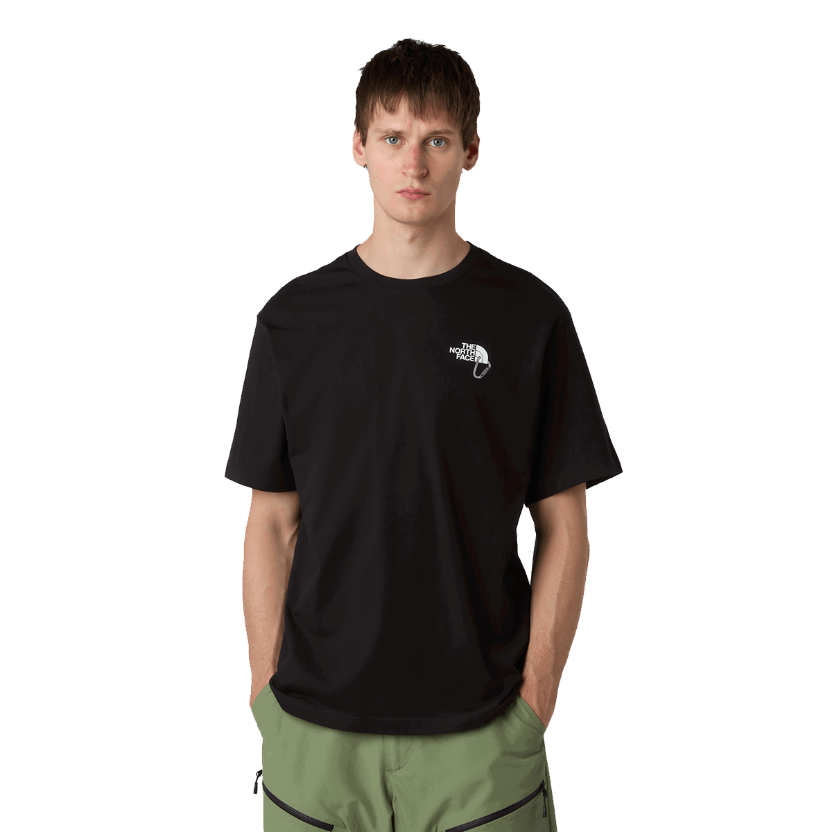 Тениска The North Face The North Face Explore Carabiner Relaxed Short Sleeve T-Shirt Черно | NF0A8F2HJK31, 0