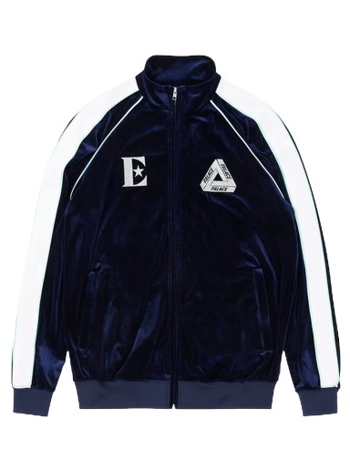 Суитчър Palace x Elton John Velour Track Top Черно | P21CS258