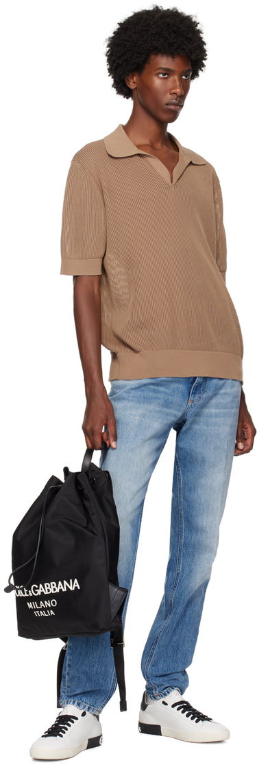 Раница Dolce & Gabbana Drawstring Backpack Черно | BM2336AG182, 3