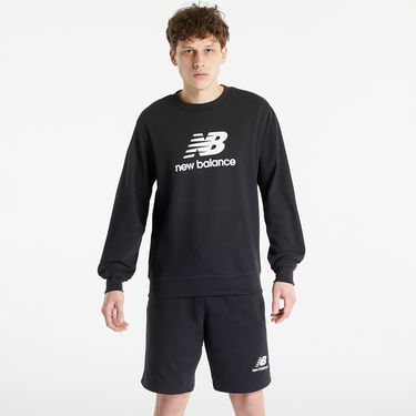 Суитчър New Balance Essentials Stacked Logo French Terry Crewneck Тъмно синьо | MT31538BK, 2
