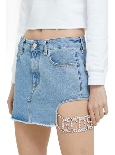 Пола GCDS Jeans Mini Skirt Синьо | SS23W620206