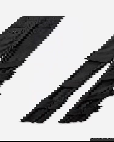 Панталони Comme des Garçons Multi-Buckle Trousers Черно | PP-P009-W25 1, 2