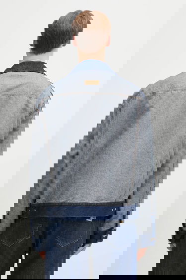 Яке Maison Margiela Denim Jacket with Contrast Stitching Синьо | SH0AM0038, 2