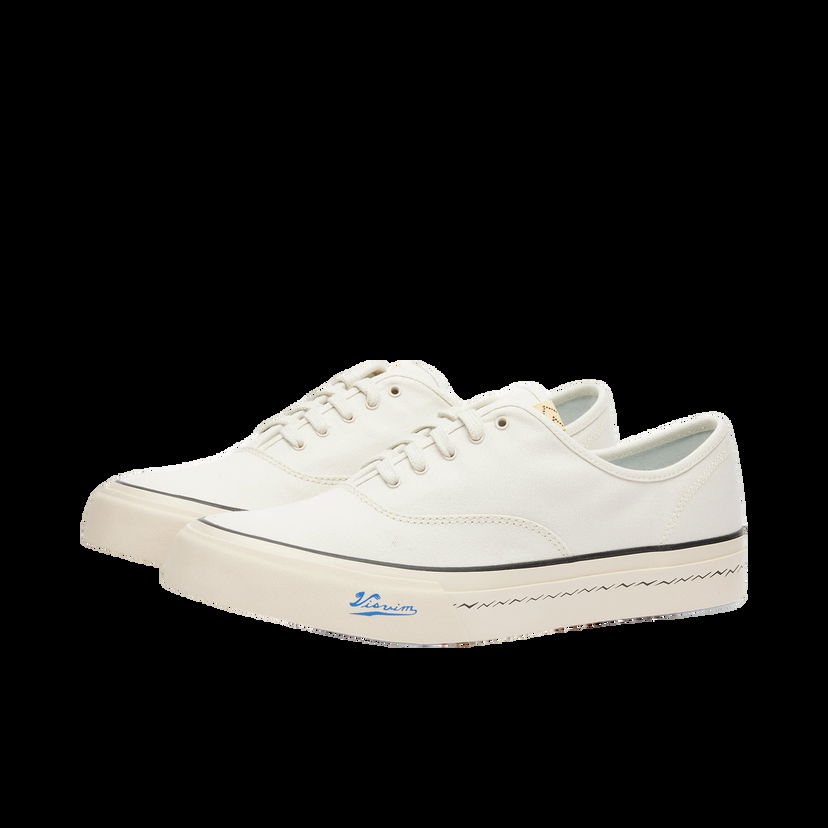 Кецове и обувки visvim Logan Deck Lo Canvas Бяло | 124101001004-WHT