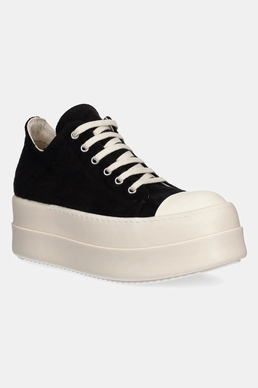 Кецове и обувки Rick Owens Rick Owens DRKSHDW Double Bumper Low Черно | DS02E7832.BMO