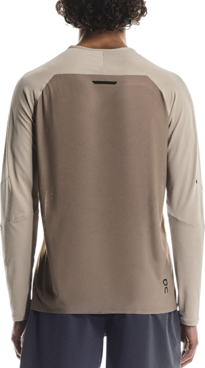 Тениска On Running Performance Long-Sleeve T-Shirt with DRYTEC Бежово | 1me10243153, 1