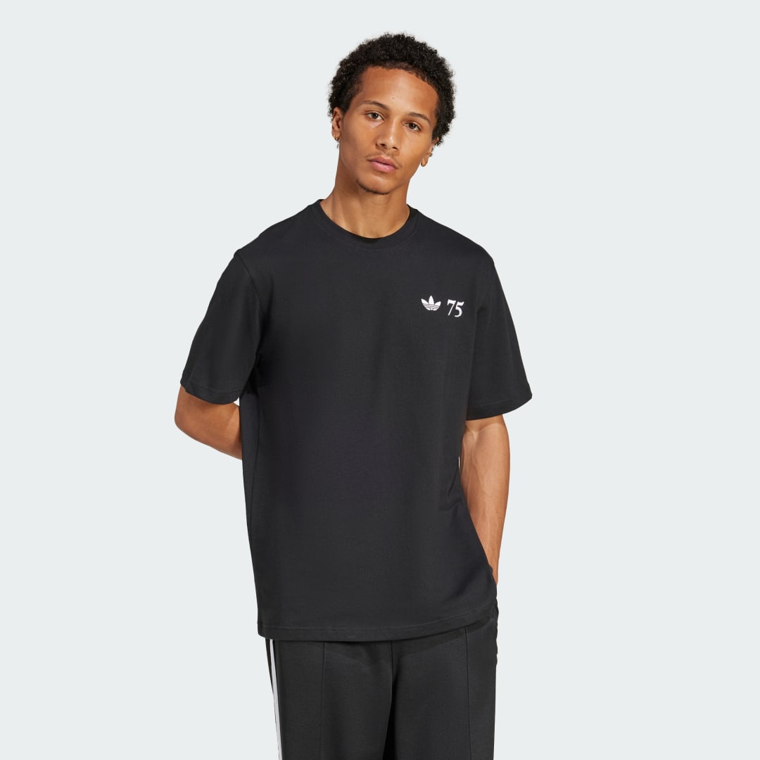 Тениска adidas Performance 75th Anniversary SL 72 Черно | JV5867, 0