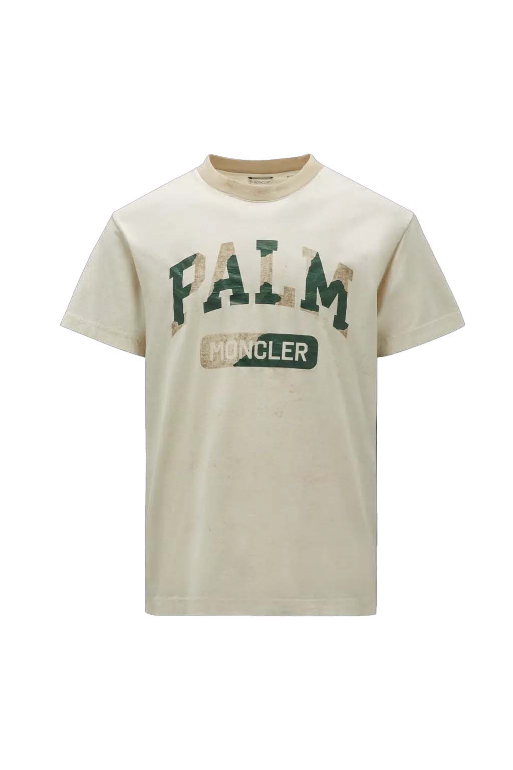 Тениска Moncler Palm Angels x Logo T-Shirt Бяло | I209L8C00002M3637032 & PMAA098T24JER0010155, 0