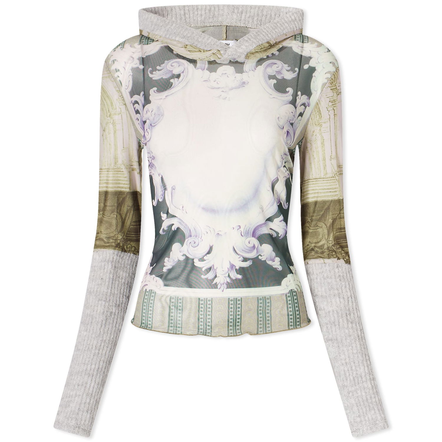 Суитчър Miaou Miaou Mari Emblem Print Hoodie Многоцветен | 8015PM2EMB, 1