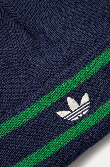 Шапка adidas Originals Beanie With Green Stripes Синьо | JL9569.M, 1