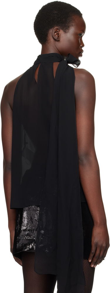 Потник Tom Ford Silk Georgette Sleeveless Blouse Черно | CA3291-FAX852, 2