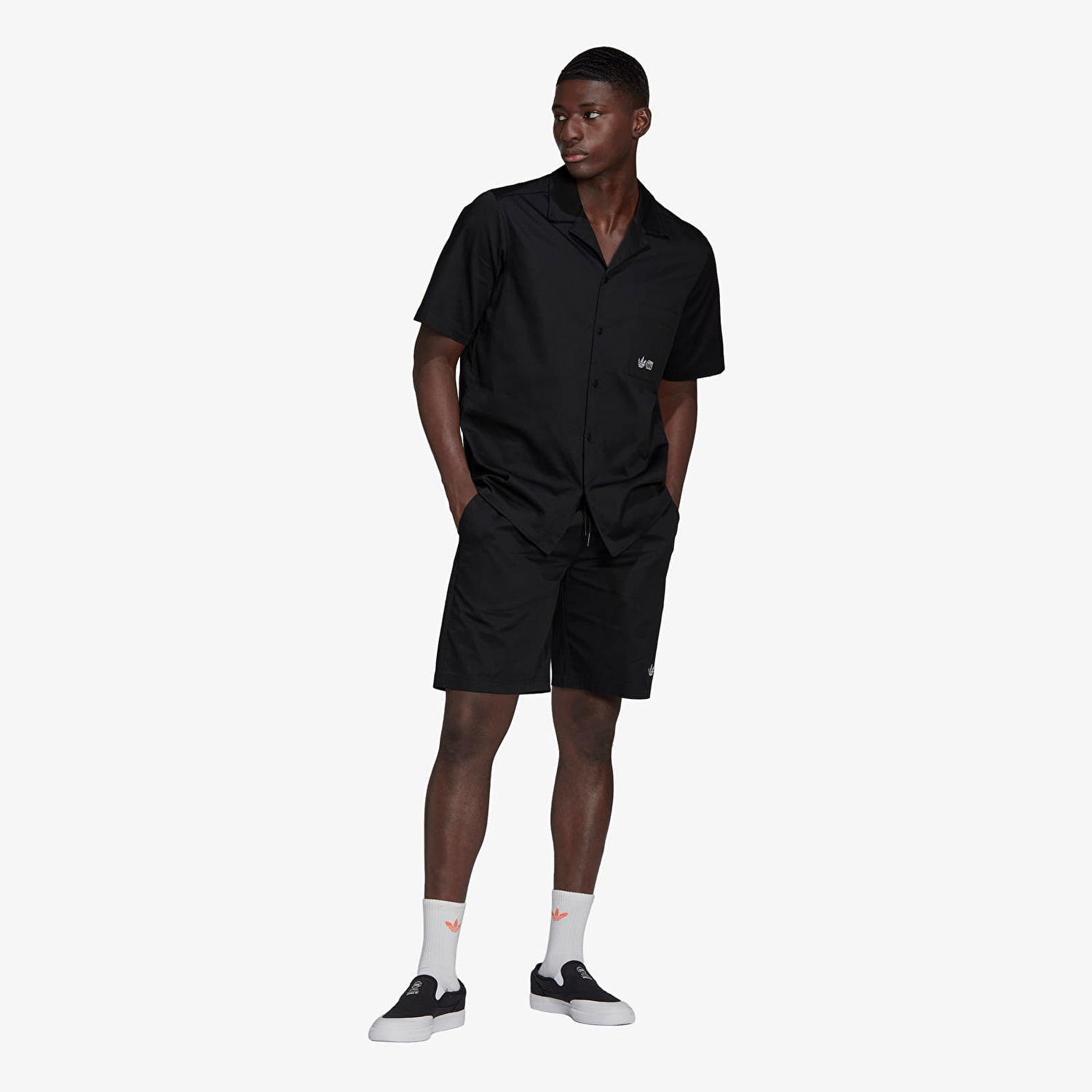 Риза adidas Originals adidas Originals HT1654 Regular Fit T-Shirt Черно | HT1654, 1