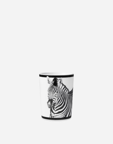 Домашен декор Dolce & Gabbana Porcelain Water Glass With Zebra Print Бяло | TCB031TCA47UZ004, 0