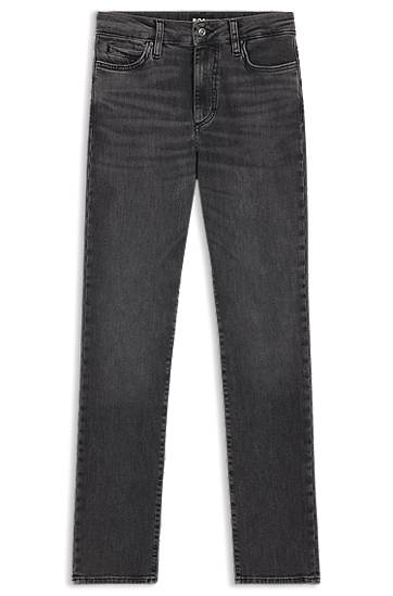 Дънки BOSS Slim-Fit Performance-Stretch Jeans Сиво | 50545012, 0
