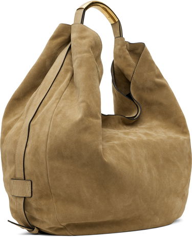 Чанта през рамо Moschino Moschino 'Handle Me' Large Suede Shoulder Bag Кафяво | MC4181PP1M 251MOOF0 104, 2