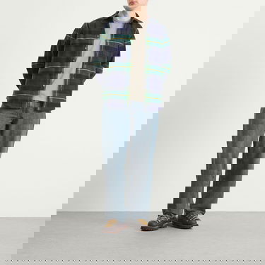 Риза Portuguese Flannel Cabin Flannel Check Shirt Многоцветен | AW25018-NVG, 4