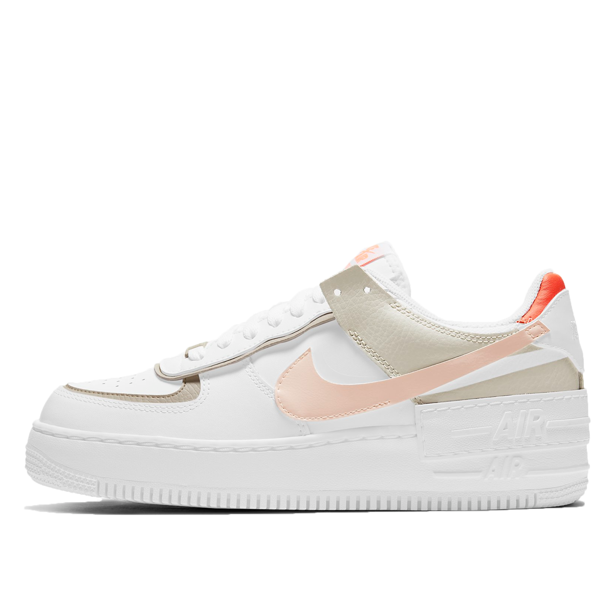 Кецове и обувки Nike Air Force 1 Low Shadow "White Bright Mango" Бяло | DH3896-100, 1