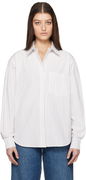 ANINE BING Braxton Striped Button-Down Shirt